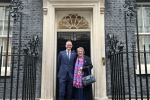 Inspirational Cancer Research fundraiser celebrated at Downing Street