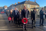 Huge honour to take part in Remembrance Sunday events