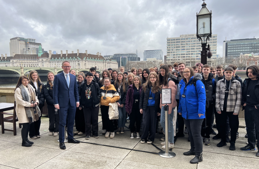 Scottish Borders MP welcomes Selkirk pupils to House of Commons