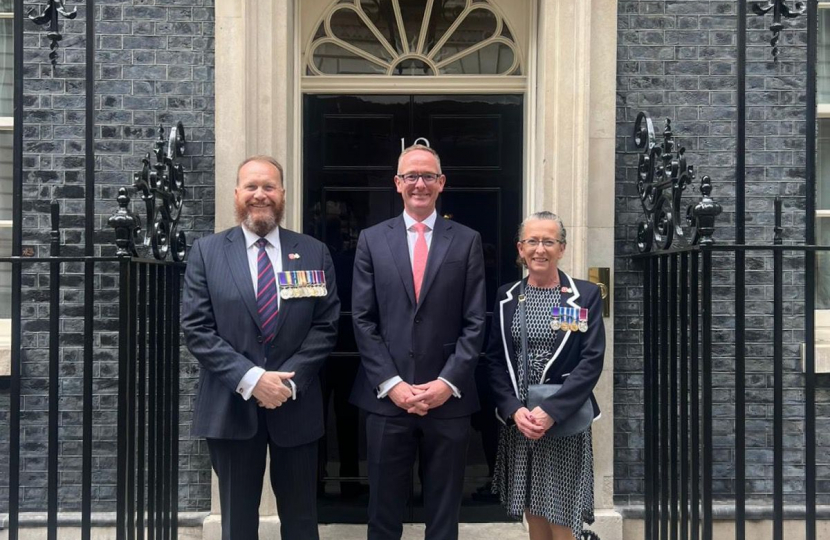 Borders veterans joy at visiting Downing Street