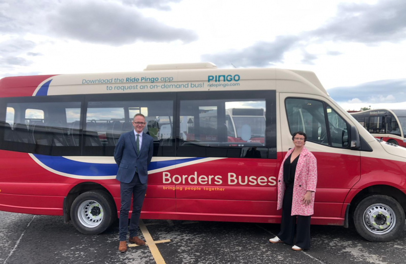 MP meets Borders Buses to discuss local transport routes