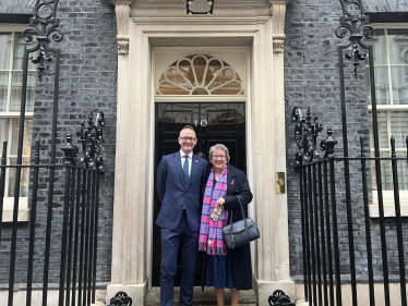 Inspirational Cancer Research fundraiser celebrated at Downing Street