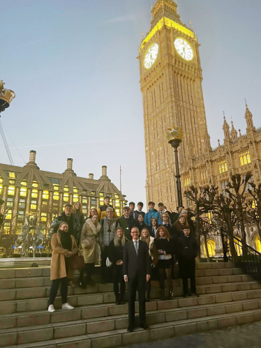 Berwickshire High School pupils tour Houses of Parliament