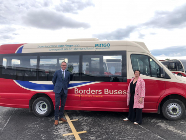 MP meets Borders Buses to discuss local transport routes